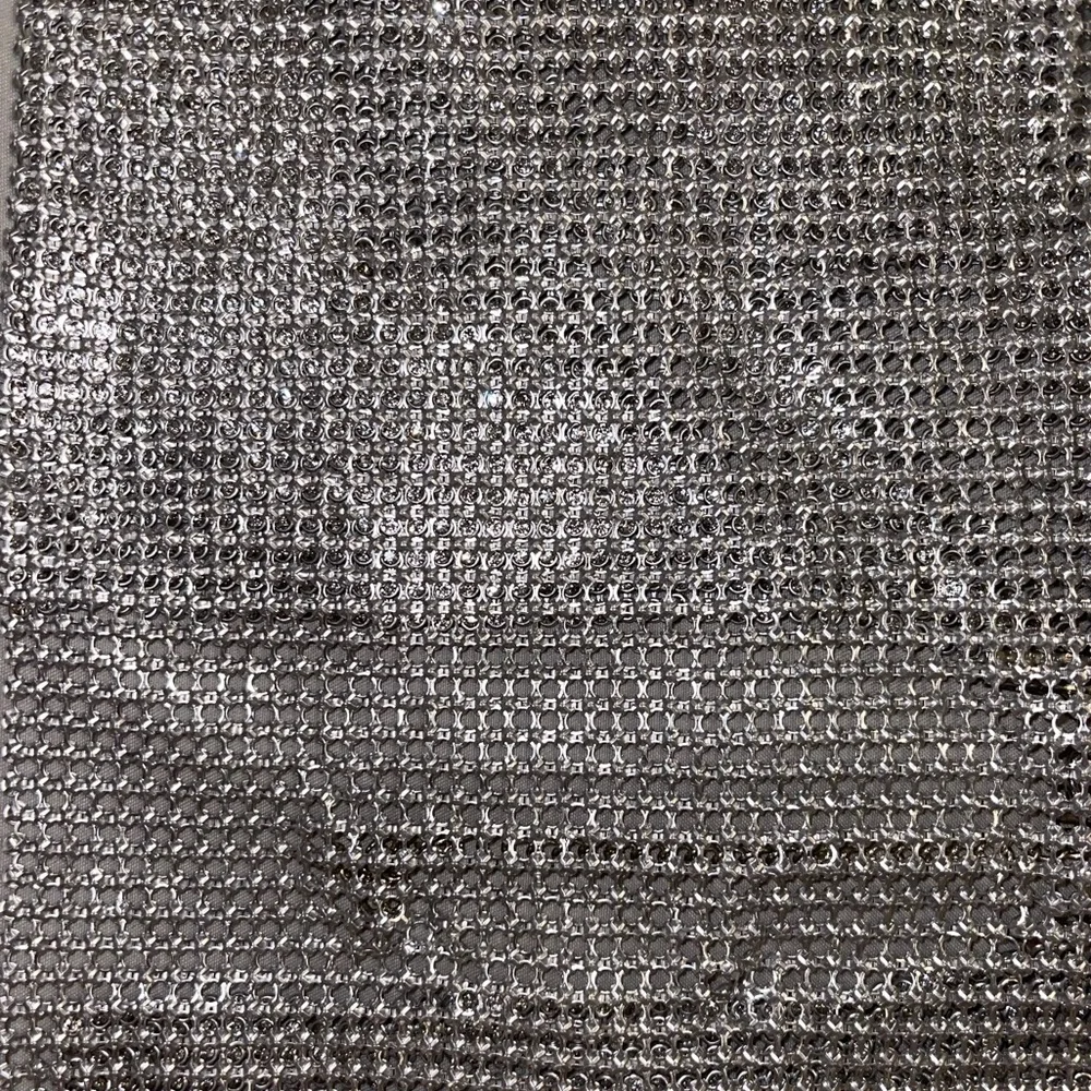 Metallic Rhinestone Silver Top - Picture 6 of 8